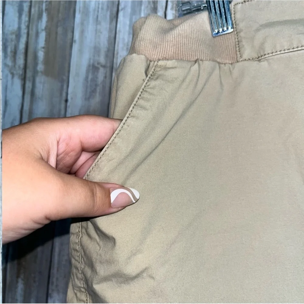 Lane Bryant Khaki Stretch Shorts - Picture 5 of 6